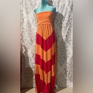 NEW Floor length tube top dress